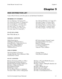 Final Environmental Impact Statement 5-1 Chapter 5 Daniel Boone National Forest