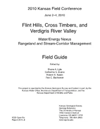 Flint Hills, Cross Timbers, and Verdigris River Valley Field Guide