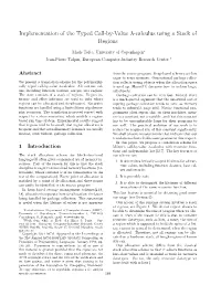 Implementation of the Typed Call-By-Value Λ-Calculus Using a Stack of Regions