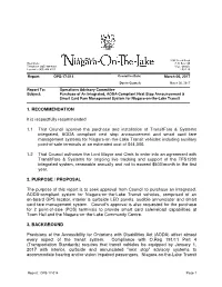 OPS-17-014 Committee Date: March 06, 2017