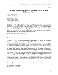 Practical and Theoretical Knowledge of Corn and Beans in the Triqui High Region, Oaxaca