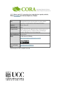 UCC Library and UCC Researchers Have Made This Item Openly Available. Please Let Us Know How This Has Helped You. Thanks! Downlo