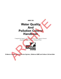 Water Quality and Pollution Control Handbook