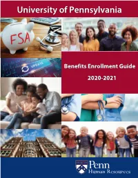 Benefits 2020-2021 Open Enrollment Guide