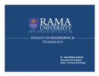 Faculty of Engineering & Technology