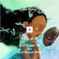 Great Available Art Great Available Artists from New Signings