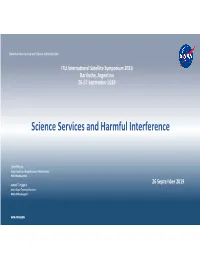 Interference EESS NASA