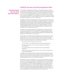 RNCM Access and Participation Plan 2019-2020