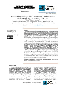 Spatial-Temporal Variability of Chlorophyll-A Concentration In