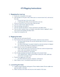 ​470 Rigging Instructions