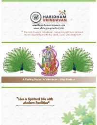 Haridham Vrindavan -Ii Brocher