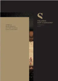 Operas Performed at the Teatro San Cassiano