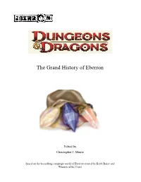 The Grand History of Eberron