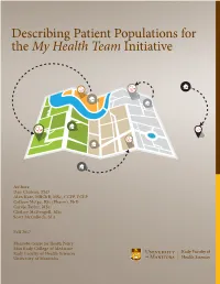 Describing Patient Populations for the My Health Team Initiative