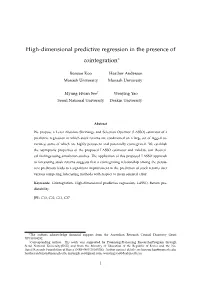High-Dimensional Predictive Regression in the Presence Of