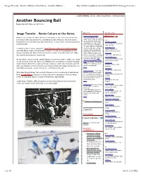 Image Transfer - Remix Culture at the Henry - Another Bounci
