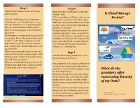Is Cloud Storage Secure? What Do the Providers Offer Concerning Security