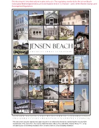 Jensen Beach Architectural Guidelines.Qxp