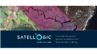 Satellogic Intro, April 2019