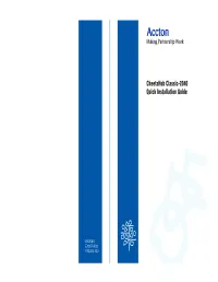 Cheetahub Classic-2040 Quick Installation Guide