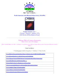 Cosmic Search Issue 01