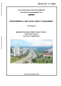 Medium Cities Development Project : Environmental Assessment