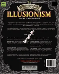Sample File Sample File Encyclopaedia Arcane Illusionism Joseph Miller