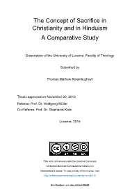 The Concept of Sacrifice in Christianity and in Hinduism a Comparative Study