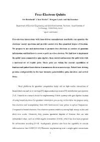 Free-Electron Qubits