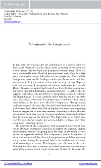 Introduction: the Cowpastures