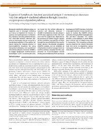 Ligation of Lymphocyte Function-Associated Antigen-1 on Monocytes Decreases Very Late Antigen-4–Mediated Adhesion Through a Reactive Oxygen Species-Dependent Pathway