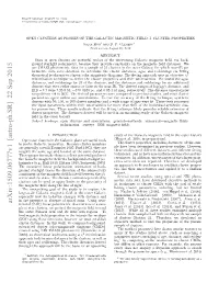 Open Clusters As Probes of the Galactic Magnetic Field: I. Cluster Properties