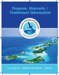 Program, Abstracts & Conference Information