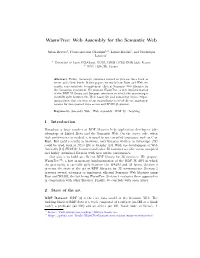Wasmtree: Web Assembly for the Semantic Web