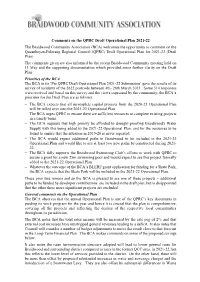 BCA Submission on Draft QPRC Operational Plan 2021-22