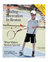 Finding Recreation in Reston Finding Recreation In