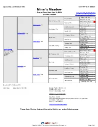 Miner's Meadow Gray Or Roan Mare; Apr 16, 2003 View Complete Auction History 14 Starts, Winner Click Here for Interactive Nicking