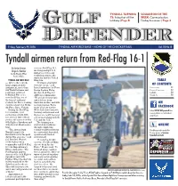 Tyndall Airmen Return from Red-Flag 16-1
