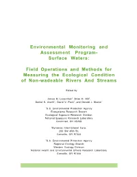 Environmental Monitoring and Assessment Program-Surface Waters