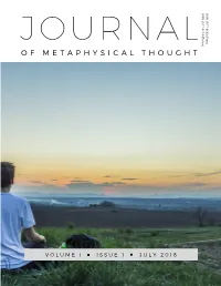 Journal of Metaphysical Thought