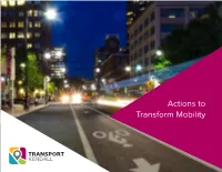 Actions to Transform Mobility