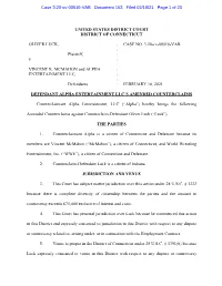 Amended Countersuit Filed