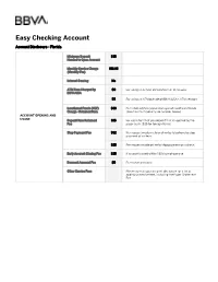 BBVA Easy Checking Florida | BBVA