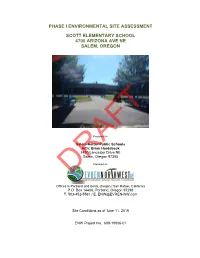 Phase I Environmental Site Assessment Scott