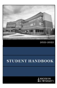 Student Handbook Will Be Updated and Students Will Be Notified