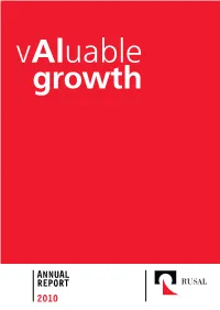 UC RUSAL Financial and Operational Highlights