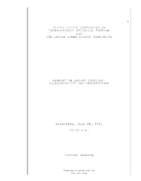 Hearing Transcript