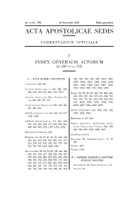 INDEX GENERALIS ACTORUM (An