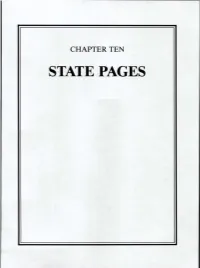 STATE PAGES STATE PAGES Table 10.1 Official NAMES of STATES and JURISDICTIONS