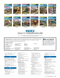 To View a PDF Version of the Model Railroader Index for 2008